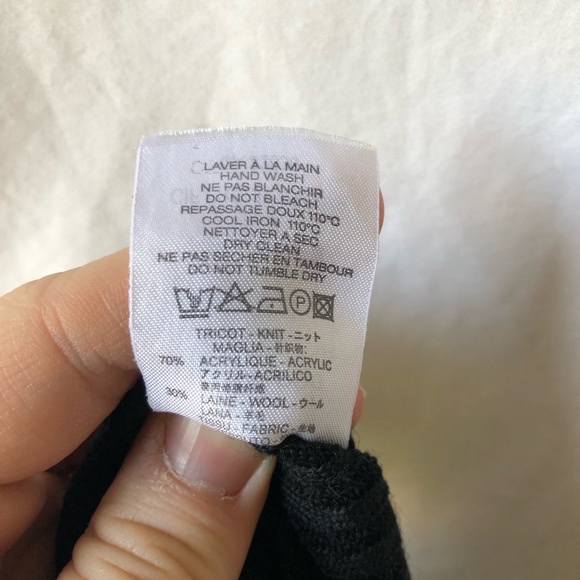 Sinéquanone | Black Turtleneck Ribbed Sweater - Picture 9 of 9